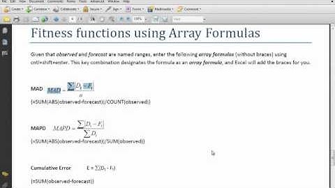 Fitness Functions Video