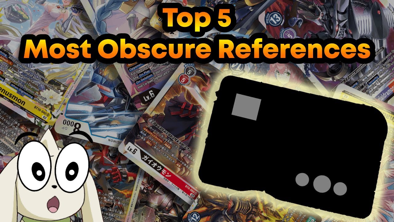 Top 5 Most Obscure References in the Digimon TCG!