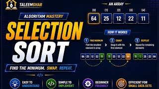 Selection Sort Explained | How Selection Sort Works Step by Step | DSA for Beginners 2026
