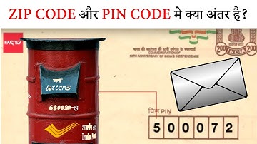 Pin code vs Zip code vs postal code | pin code और zip code मे क्या अंतर होता है? |