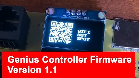 Genius Controllers - Firmware v1.1 Walkthrough