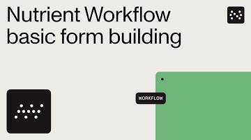 Nutrient Workflow: basic form building