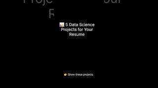 Data Science projects #datascience #resumetips #project #programming #learn #learncoding #coding