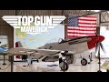 Top gun maverick 2022  tom cruises p51 mustang then  now 4k