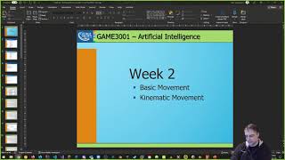 GAME3001 - W2022 - Week 2 - Part 1 - Intro to Kinematic Movement and Basic Steering Behaviours
