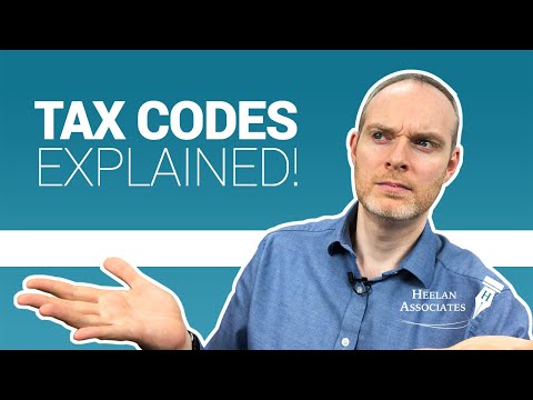 TAX CODES EXPLAINED! (2020)
