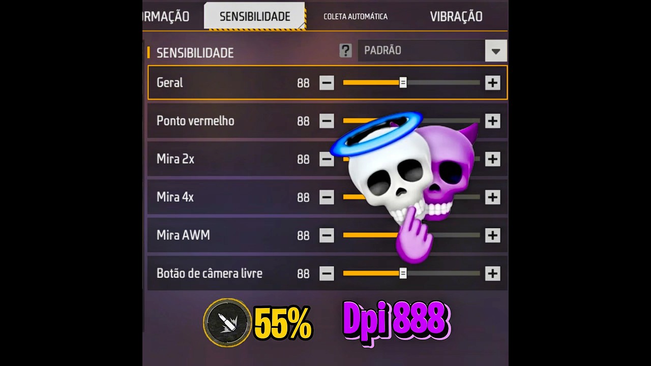 SENSI DO IMPOSSÍVEL 😈 NOVA ATUALIZAÇÃO a MELHOR SENSIBILIDADE COM E SEM DPI PARA SUBIR CAPA