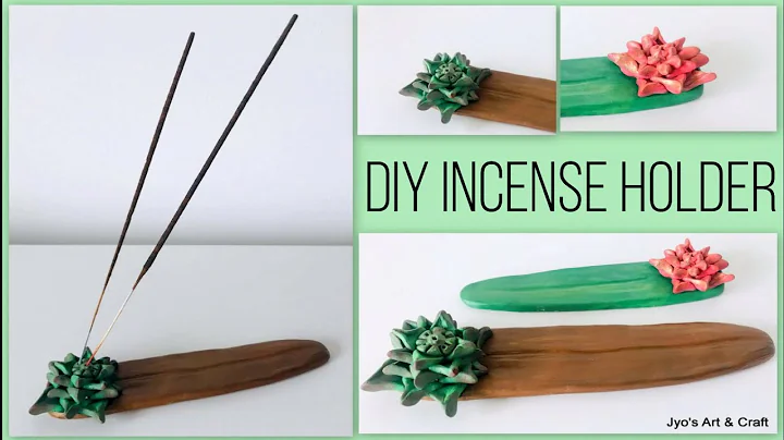 DIY Incense Holder | Incense Holder Using Airdry Clay | Let the Good-vibes Come To Your Home