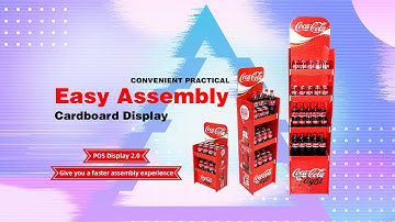 Easily and Quickly Assembling Pop Up Coca Cola Display Vision 2