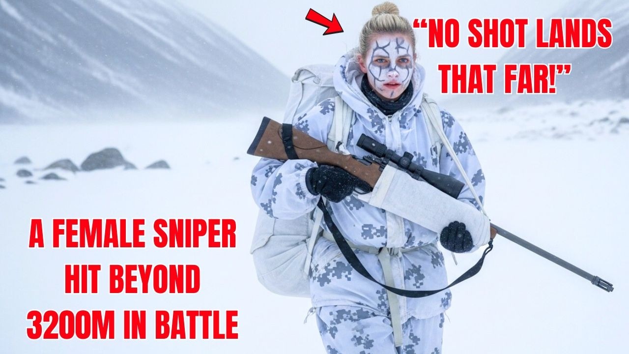“No Shot Lands That Far!” They Laughed — Until a Female Sniper Hit Beyond 3200m in Battle