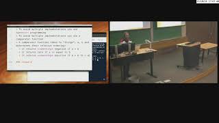 Lecture 13.3 - Searching & Sorting (2019/11/18)