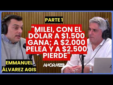 ÁLVAREZ AGIS: "SI EL DÓLAR LLEGA A 2500 PESOS, MILEI PIERDE LA REELECCIÓN" | Maxi Montenegro