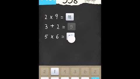 6 Numbers by Brainbow Level 144 Answer Guide