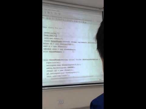 Demo - Hộp chọn màu bằng ComboBox Swing Java - 2015 by Nguyen Manh Son - From PTIT