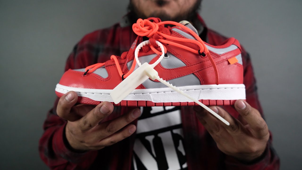 El simple pero efectivo de cambiar paneles de color: Dunk Low de Nike Off White - YouTube