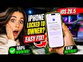 How to Fix iPhone Locked to Owner on iOS 26.5 | 2026 Guide