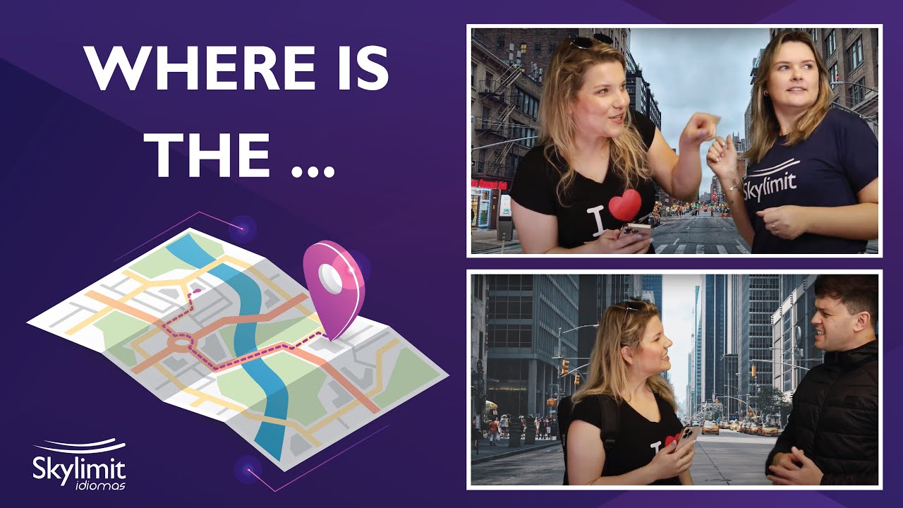 LOCATIONS AND GIVING DIRECTIONS Como pedir informações sobre locais e