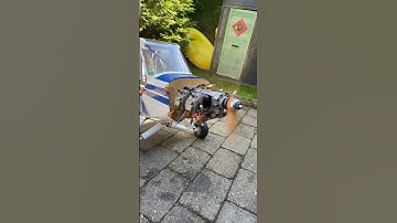 Hangar 9 super cub with Os  ff-240 pegasus testrun