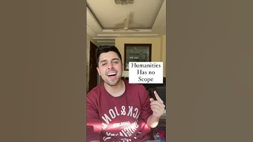 Humanities has no scope? Really?