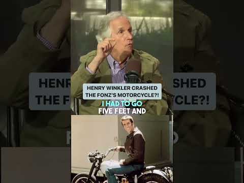 Henry Winkler CRASHED The Fonz's Motorcycle?