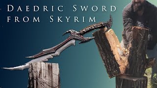 Making Real Life Daedric Sword from TES V:Skyrim
