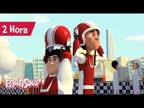 Mega Mansour Diversión P9 🌻 | 2 horas de dibujos animados 🕐| Aventuras de Mansour ✨