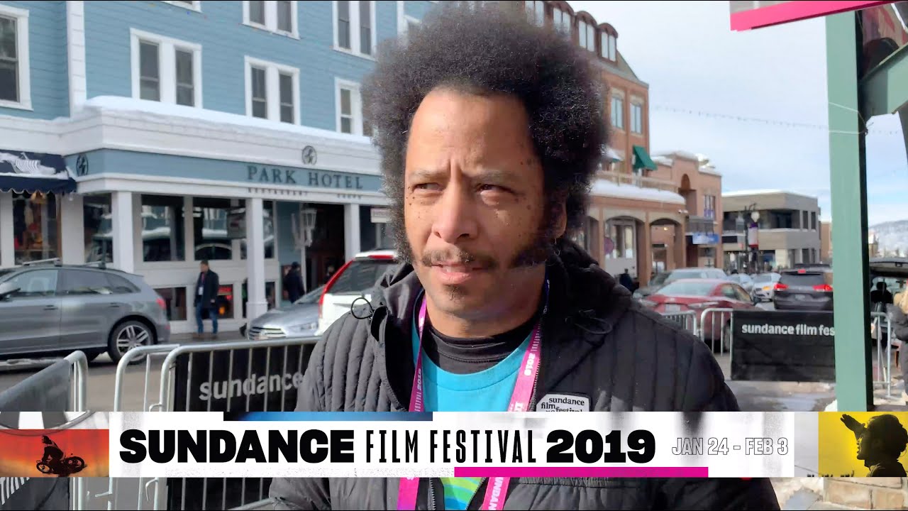 Walking down Main St. with Boots Riley at Sundance 2019