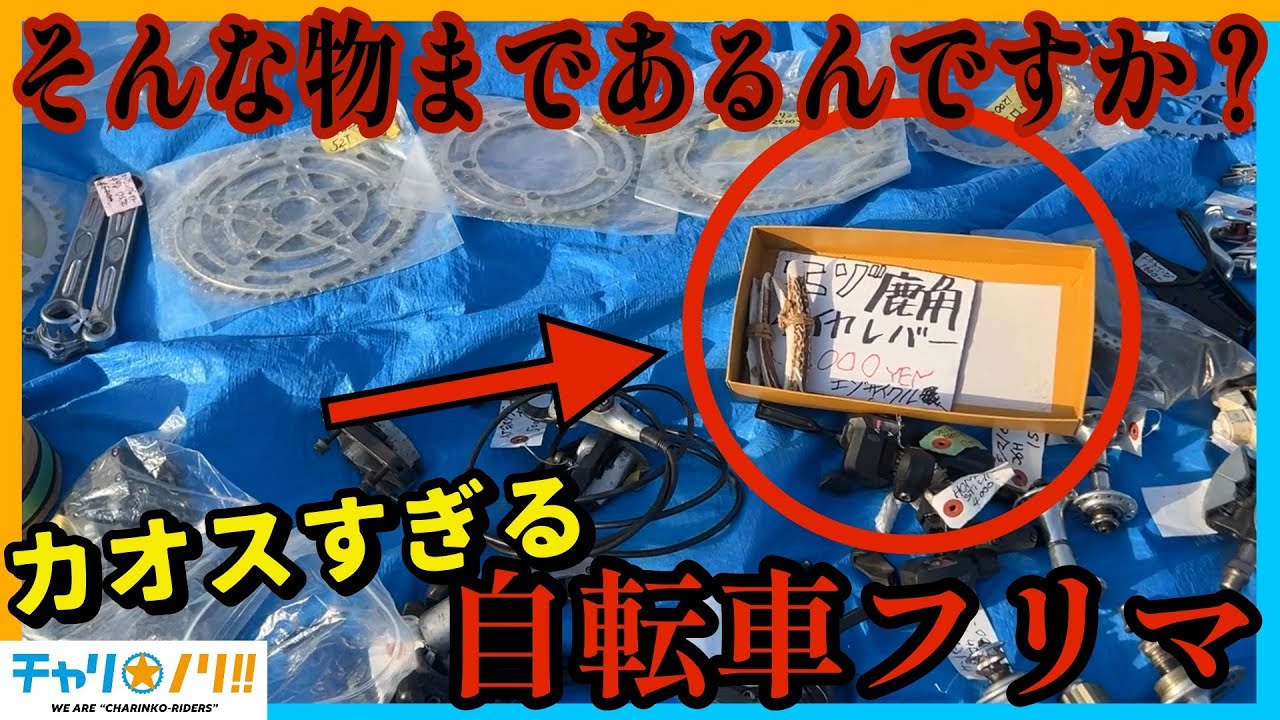 珍品・名品だらけの【関戸橋自転車フリーマーケット】がカオスすぎる