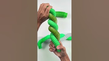 Creating and Crunchy all Style POP-TUBE #satisfyingvideos#relaxing #creative #oddasmr #poptubesounds