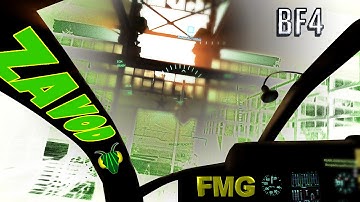 Flying Backwards w/ Style | Battlefield 4 Scout Helicopter Gameplay | PS4 | FEARLESSMANTISS