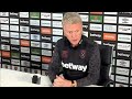 West Ham v Liverpool - David Moyes - Pre-Match Press Conference