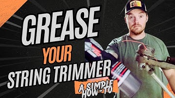 How to grease a string trimmer head / gear housing. Quick and easy!