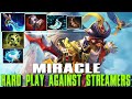 MIRACLE [Pangolier] Hard Play Against Streamers | Best Pro MMR - Dota 2