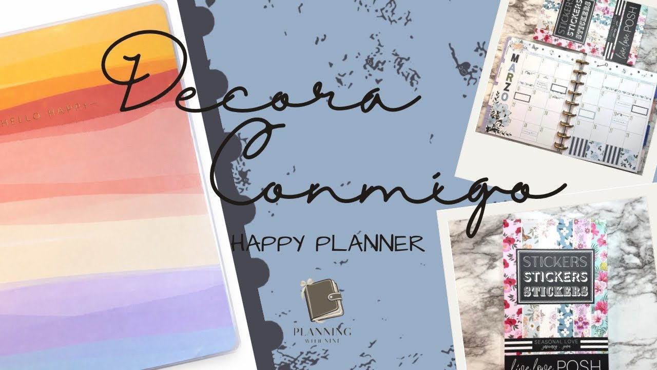 Decora Conmigo •• Happy Planner || Vista Mensual Marzo