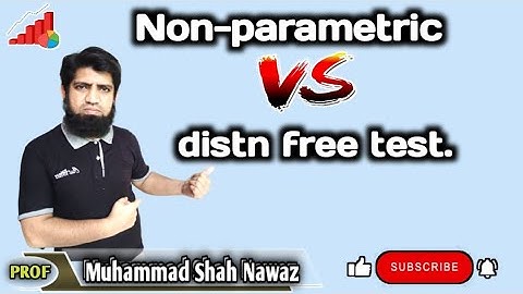 Non-Parametric VS Distn Free test🤔 Logical ✍