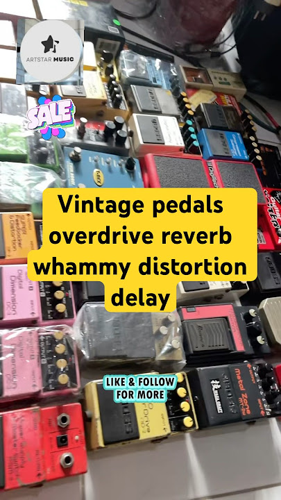Pedal overdrive distortion reverb flanger whammy TC electronic Digitech Electro harmonix boss Ibanez