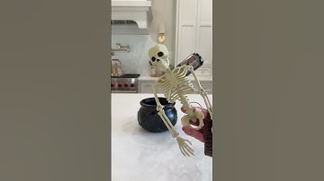 Cauldron Halloween Decor (With Magic Floating Potion Bottles & Diffuser)