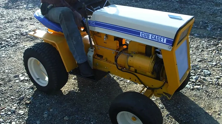 Cub Cadet 104 Run & Drive Test