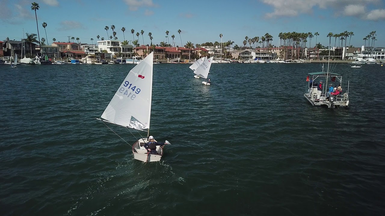 2020 ABYC Manning Series   Race 3   Sabot A, B, C leeward mark