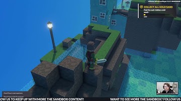 The Sandbox Live Streams Wednesday, November 4 - 1:00PM - 2:00 PM EDT (18:00 - 19:00 GMT)