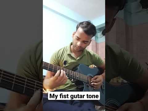 My first gutar tone ll How to learn guitar