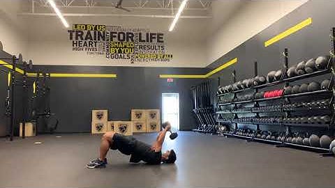 Glute Bridge DB Pullover