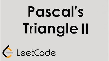 LeetCode - Pascal