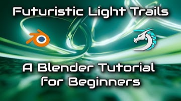 Sci-Fi Abstract Curve Light Trails - Blender Tutorial