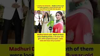 Jackie Shroff and Madhuri Dixit Interview: "It was difficult to look into my eyes #viral#bollywood
