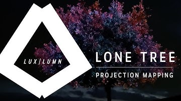 Projection Mapping Installation Lone Tree | LUX LUMN Artist Highlight Reel