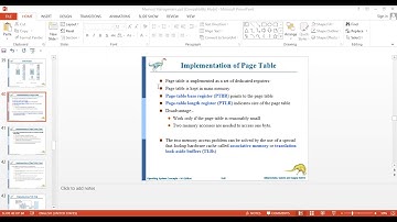 Translation look-aside buffer in OS part-1