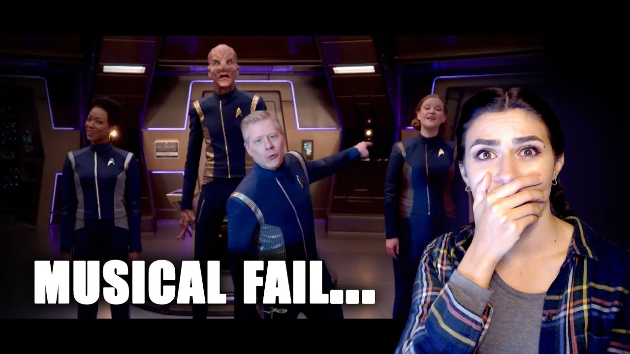 EPIC FAIL! STAR TREK DISCOVERY CAST SINGS RENT! - YouTube