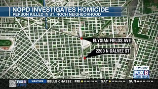 NOPD investigating homicide in St. Roch