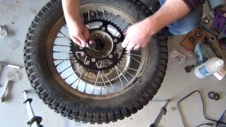 All Balls Racing - 2012 Gas Gas EC300 Rear Wheel Bearings/Seal Install